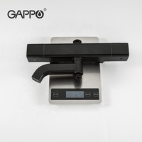 GAPPO Nouveau Ensemble de Robinetterie de Douche Thermostatique Noir pour Salle de Bain
