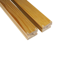 Support en bois massif de pin marron clair de 20 pouces pour Mahjong américain – Qualité supérieure