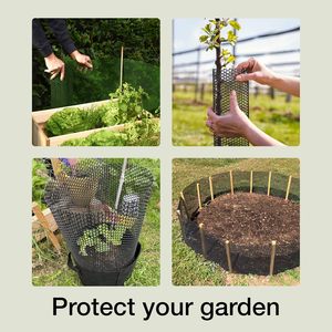 MaPorch Chicken Wire Fencing 15.7 X 10ft Thick Flexible Plastic Garden Pet Protection <b>Netting</b> - Product Image 5