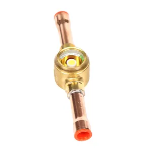 Refrigeration AC parts Sight Glass with Copper Tube for for air conditioning and refrigeration