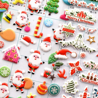 Meilleure vente ensemble d'autocollants de festival de Noël gonflé pour Journal décoration coque de téléphone personnalisation emballage cadeau carte d'artisanat pour enfants