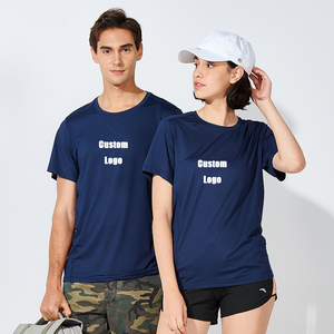 Camiseta de Manga Corta con Cuello Redondo y Bloques de Color, 240G, 100% Algodón, Unisex, Corte Estructurado, Deportiva e Informal - Product Image 2