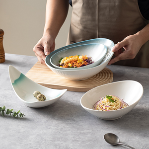 ชามเซรามิคสไตล์ญี่ปุ่นชามเซรามิคตกแต่งจานสลัด - Product Image 3