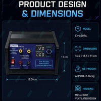 Nouvelle alimentation variable 12V 5A DC/AC à double sortie avec affichage du courant et de la tension – Direct Usine