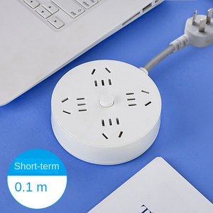 Yachi đề nghị bảng sạc <span class=keywords><strong>USB</strong></span> 10A 3 AC gỗ hạt trang trí ổ cắm mở rộng Plug-in đa chức năng Bảng cắm đĩa - Product Image 6