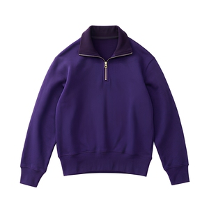 Sudadera de Algodón Personalizada con Cierre de Cremallera, Sudadera de Forro Polar Suave con Cierre de Cremallera, Fabricante de Ropa Urbana al por Mayor - Product Image 1