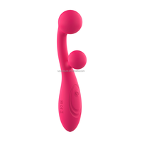 Produit de massage en silicone OEM ODM pour adultes, bien-être, étanche, rechargeable, avec 3 vitesses, 7 modes, vibrateurs à double boule pour femmes