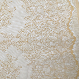 GCW-M91089-2 यूरोपीय त्वचा रंग हल्के पुष्प के लिए चमकदार पुष्प फीता कपड़े - Product Image 1