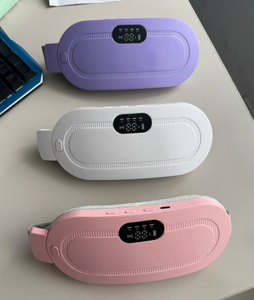 Portable Cordless Rechargeable <strong>Heating</strong> <strong>Pad</strong> <strong>Massager</strong> Belt with Timing Control for Women and Men Menstrual Relief and Waist - Product Image 5