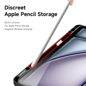 Magnetic <b>Tablet</b> Case with <b>Pen</b> Slot for iPad Air 13 (2024-2025) / iPad Pro 12.9 (2020-2021-2022) Flip Stand <b>Tablet</b> Cover - Product Image 4