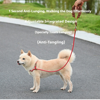 JOYSING Nouvelle laisse de traction anti-emmêlement de qualité professionnelle pour chien, pour l'entraînement en extérieur et la protection contre les explosions