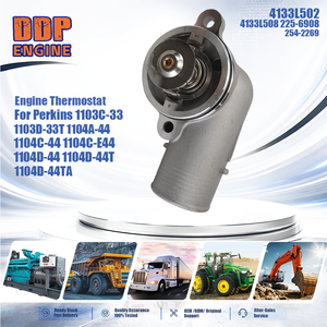เครื่องจักรก่อสร้าง4133L502 4133L508เทอร์โมสตัทเครื่องยนต์254 2269 225-6908สำหรับเพอร์กินส์1104C-E44 1104D-44T 1104D-44TA - Product Image 2