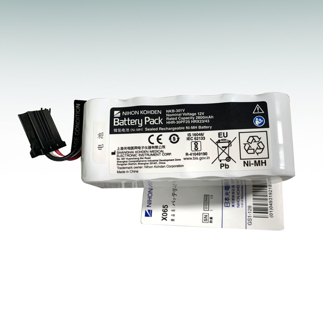 Original Nihon Kohden Battery NKB-301V Compatible Sealed Rechargeable Ni-MH Medical Battery for TEC-5500 TEC-5521 Medical Device