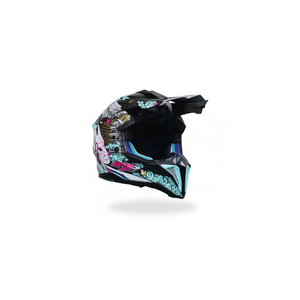 Casco de Motocross JPX Fox3 con Correa Magnética, con el Impresionante Motivo FX5 Super Black para un Rendimiento Inigualable - Product Image 1