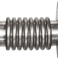 Compensateur de dilatation axial à soufflet à bride en acier inoxydable avec tirants DN50 DN80 DN100 DN150 DN200