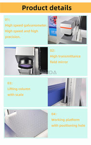 Unique Features Desktop Small Portable Fiber Marking Machine <b>Metal</b> Brass Aluminum Logo Printing <b>Engraving</b> Machine - Product Image 6