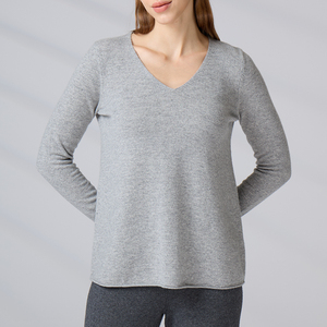 Fabricant de tricots, sur mesure, OEM, ODM, pull décontracté écologique, haut tricoté, pull en cachemire 100% pour femmes, hiver - Product Image 5