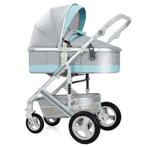 2025 Neugeborenes <span class=keywords><strong>3</strong></span>-<span class=keywords><strong>in</strong></span>-1-Kinderwagen mit Autos itz im europäischen Stil Multifunktion aler faltbarer Kinderwagen mit Aluminium legierung rahmen - Product Image 4
