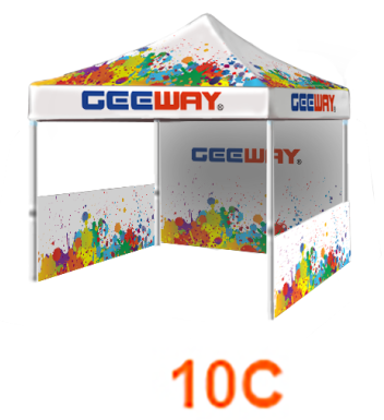 10C(frame+roof+backwall+2 half walls)
