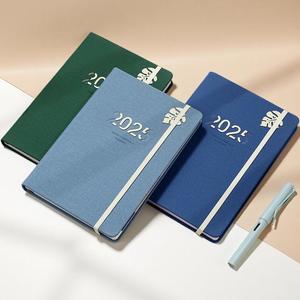 Promotion High Quality Custom Print School Notebook A5 PU Leather Hardcover Journal with Elastic Band 80 Sheets - Product Image 3