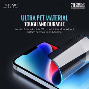 Protection d'écran X-ONE <span class=keywords><strong>incassable</strong></span> en polymère hybride résistant aux chocs 6X, film transparent HD compatible avec les coques pour iPhone 17 16 15 Pro Max - Product Image 6