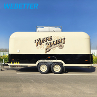 WEBETTER Camion de restauration personnalisé Camion de café Remorque de cuisine mobile Camion de nourriture mobile pour pizza à vendre