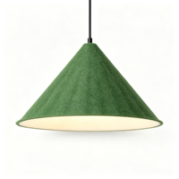 Suspension acoustique dôme classique haut de gamme en feutre PET moulé 100 % fibre de polyester insonorisant pour usage commercial