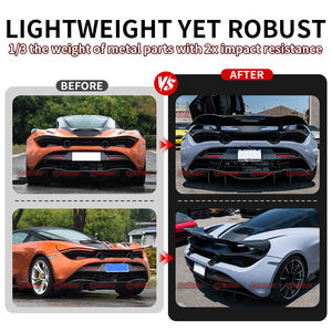 Nuevo alerón trasero de fibra de carbono seca estilo Vors para McLaren 720S, piezas de coche de carreras. - Product Image 2