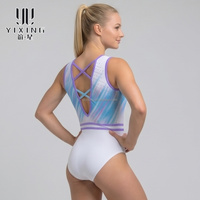 Justaucorps de gymnastique respirant pour femmes, pour la performance, la formation, la pratique du ballet et la gymnastique rythmique, faible MOQ