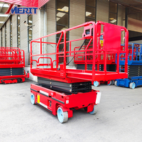 Plateforme élévatrice à ciseaux hydraulique mobile certifiée CE, élévateur électrique pour la maintenance des entrepôts