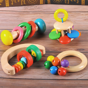 <span class=keywords><strong>Hochet</strong></span> en <span class=keywords><strong>bois</strong></span> pour enfants - Product Image 6