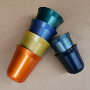 6oz <span class=keywords><strong>Nespresso</strong></span> <span class=keywords><strong>Pixie</strong></span> doble pared regalo elegante tazas de metal por Hou - Product Image 1