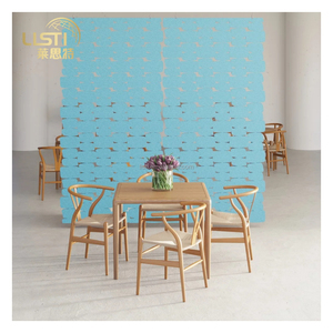 Cloison de bureau ajourée ignifuge de classe B1/B2, mur de séparation solide facile à installer, épaisseur de 9 mm, séparateurs de pièce mobiles - Product Image 5