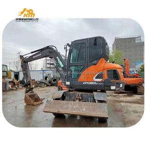 Maquinaria de ingeniería y construcción usada, excavadora de ruedas de goma, excavadora sobre ruedas DOOSAN DX60W - Product Image 1
