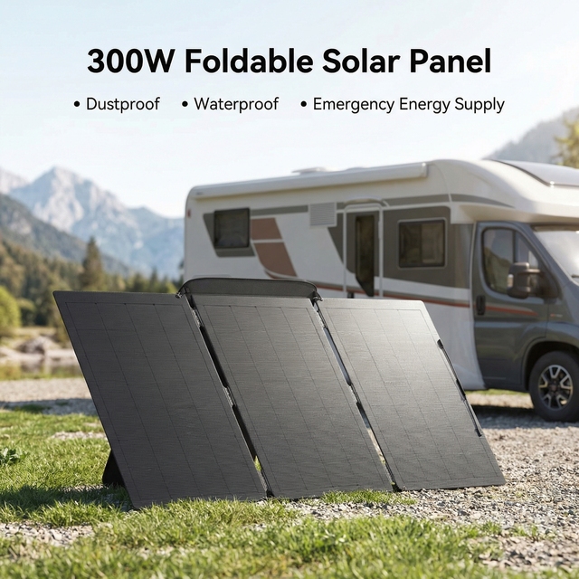 CTECHi Monocrystalline Power Cell Portable 100W 200W 300W Portable Foldable Solar Generator PV Panel Camping Outdoor Use