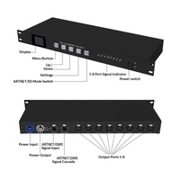 Contrôleur Art-Net & DMX prenant en charge la transmission DMXSPI, console d'extension de réseau d'éclairage de scène, 256 couleurs, 110-220V