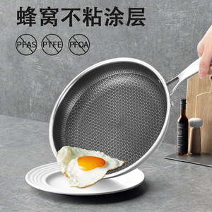 Sartén antiadherente General Chef Honeycomb de acero inoxidable 316, compatible con inducción, para cocinar bistecs - Product Image 4