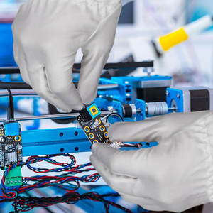 <strong>Esd</strong> Antistatic Powder Free Electronic Fingertip Top Fit Polyester Microfiber Dusting Jewelry Silver <strong>Gloves</strong> for Repair Workshop - Product Image 5