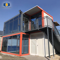 Casa contenedor temporal de montaje rápido CGCH, mobilhome prefabricada, restaurante móvil con cocina a la venta