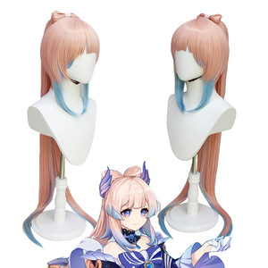 Sangonomiya <span class=keywords><strong>Kokomi</strong></span> Cosplay Costume <span class=keywords><strong>Genshin</strong></span> <span class=keywords><strong>Impact</strong></span> uniforme perruque Anime Style chinois Halloween Costumes jeu - Product Image 5