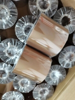 Harga Pabrik Kopi Warna Coklat Tembaga Tinta Transfer Termal Pita Barcode Printer Foil Printer Film