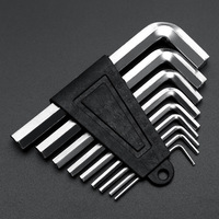 Usine en gros 1.5mm-10mm vis outils à main en acier trempé clé hexagonale Allen