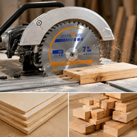 Lame de scie circulaire TCT à pointe en carbure de tungstène pour la coupe du bois, du bois dur et du bois tendre, lame de scie de qualité supérieure