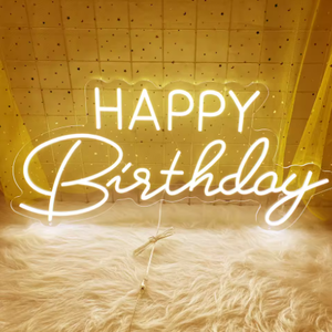 DC Power Happy Birthday LED Neon Lights Sign Electronic Event Party Supplies con <span class=keywords><strong>letras</strong></span> - Product Image 6