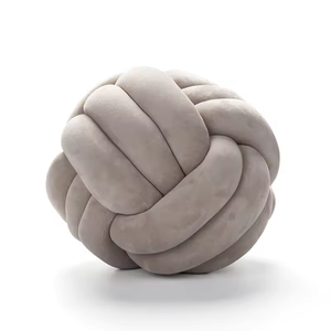 Z Cozy Knot Ball Throw Pillow Soft <b>Round</b> Plush <b>Cushion</b> Decorative Home Accent Pillow for Sofa Bed Chair Room Decoration - Product Image 5