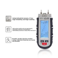 Medidor de Humedad de Madera y Probador de Humedad de Acero Inoxidable DT-125H, Herramienta Manual con Profundidad de Medición de 8CM y 1 Año de Garantía