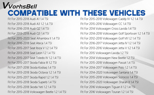 ชุดอัพเกรดชุดกรองอากาศเย็นอะลูมิเนียมพร้อมแผ่นกันความร้อน สำหรับ Audi A3 Q3 Golf GTI MK7 EA211 1.2T 1.4T ปี 2013-2020 รองรับ MOQ AIM006-BK - Product Image 2
