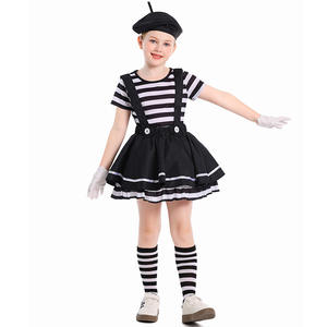 Mime Acteurs Clowns Costumes Halloween Comédie Filles Européennes et Américaines Jeu Scène Performance Costumes - Product Image 3