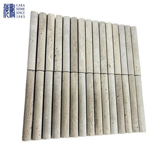 <span class=keywords><strong>Dalles</strong></span> de marbre naturel avec trous, texture rugueuse, <span class=keywords><strong>antidérapantes</strong></span>, pour revêtement de sol de <span class=keywords><strong>piscine</strong></span>, dalle de marbre pour zone humide, carrelage de sol de salle de bain - Product Image 2