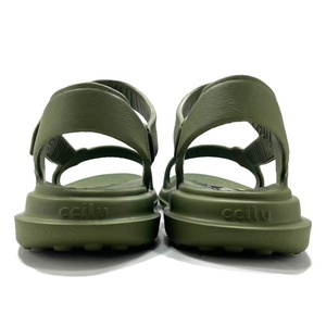 Sandales plates unisexes écologiques et végétaliennes, sandales légères et durables pour l'été avec des lanières à boucle et à crochets Ph06 - Product Image 5